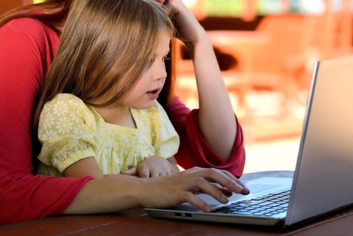 子供のオンライン学習